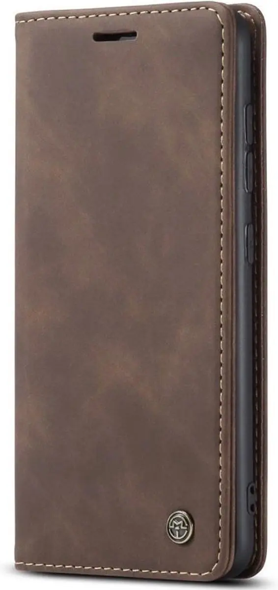 Caseme 013 Book Case Hoesje Samsung Galaxy A51 - Donkerbruin
