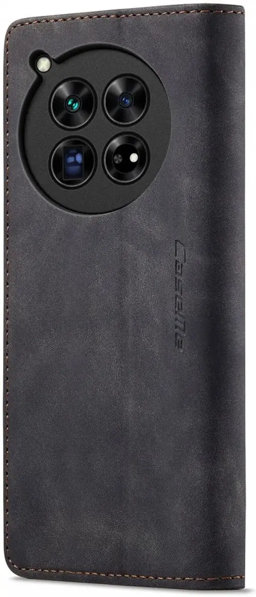 Caseme 013 Hoesje OnePlus 12 - Book Case Portemonnee - 2 Pasjes - Zwart