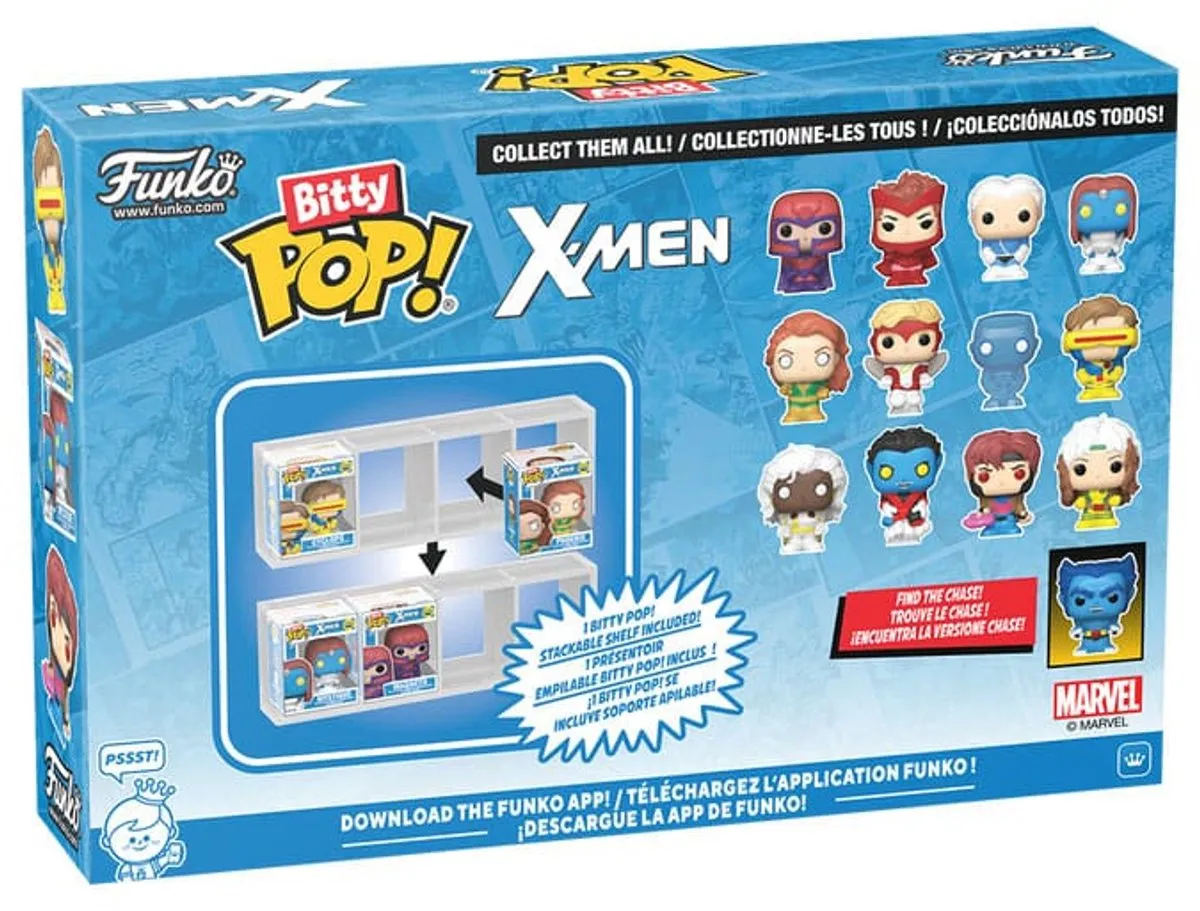 Funko X-Men Bitty POP! Gambit 4-Pack - 2,5 cm