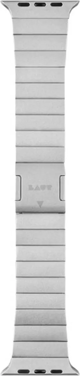 Laut Links 2.0 Stalen Apple Watch Band - 42/44/45/49mm - Zilver