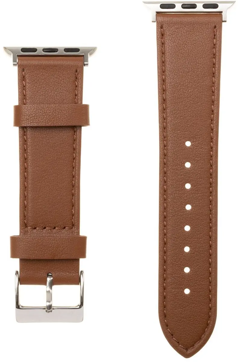 Fixed Leren Apple Watch Bandje - Bruin