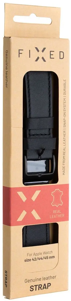 Fixed Leren Apple Watch Bandje - Bruin