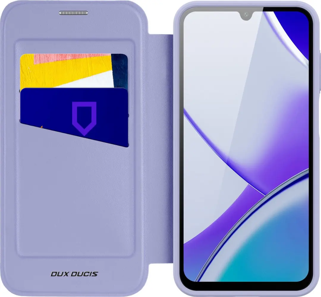 Dux Ducis Telefoonhoesje Samsung Galaxy A15 Book Case - Paars