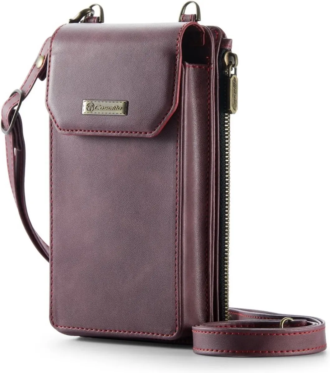 Caseme Me40 Crossbody Telefoontasje - Bordeaux