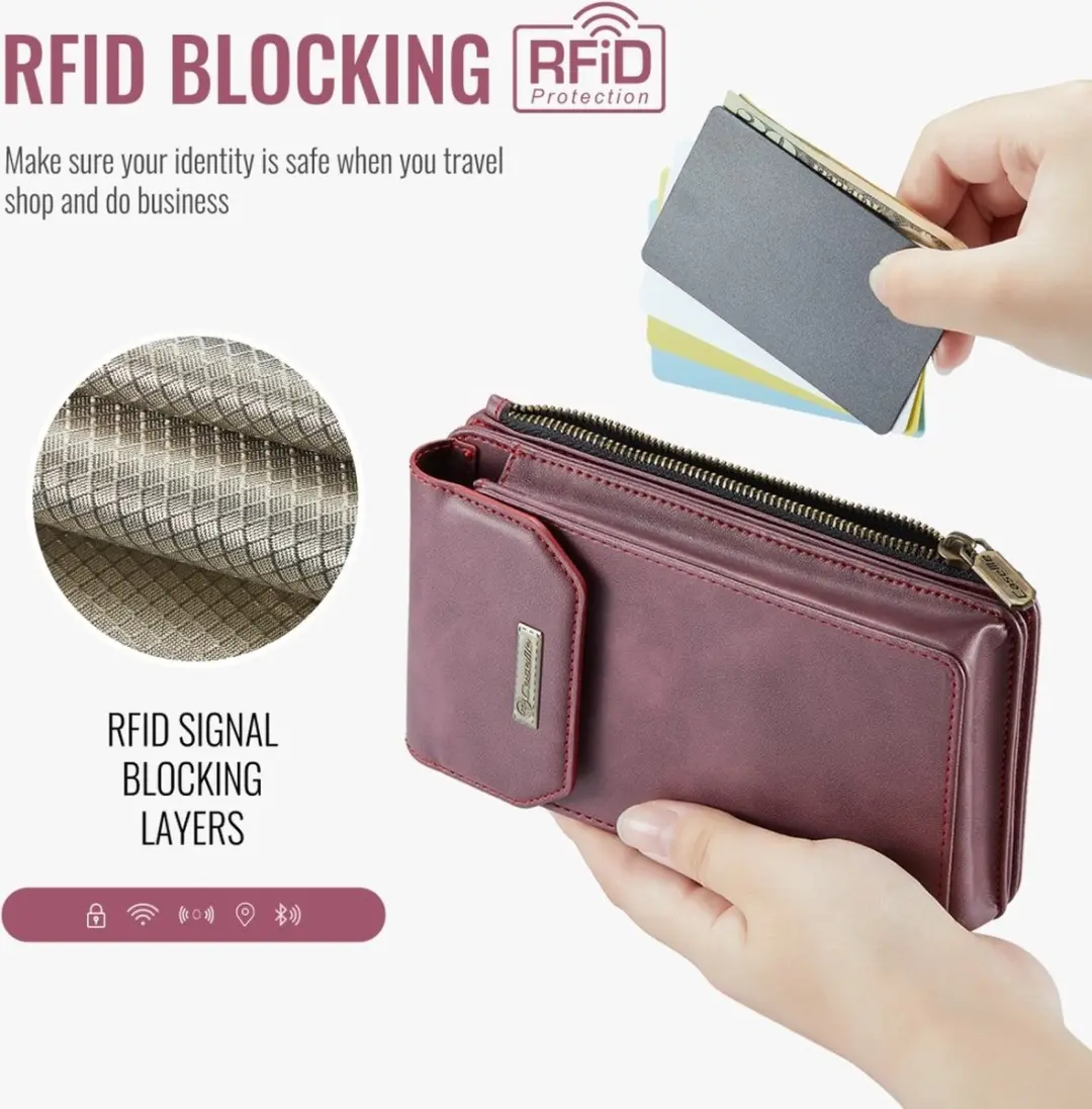 Caseme Me40 Crossbody Telefoontasje - Bordeaux