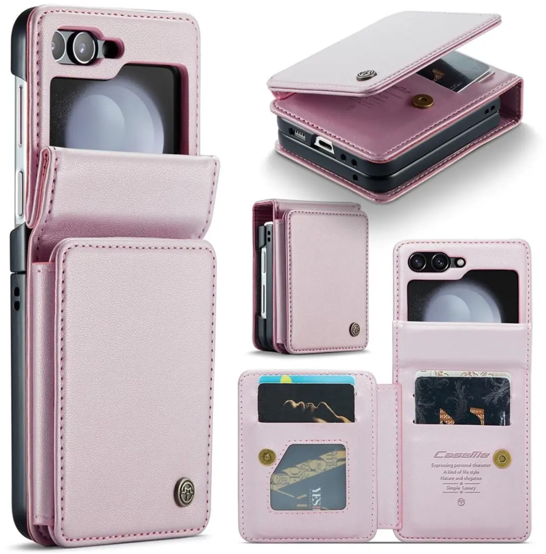 Caseme Leren Backcover Samsung Galaxy Z Flip 7 FE