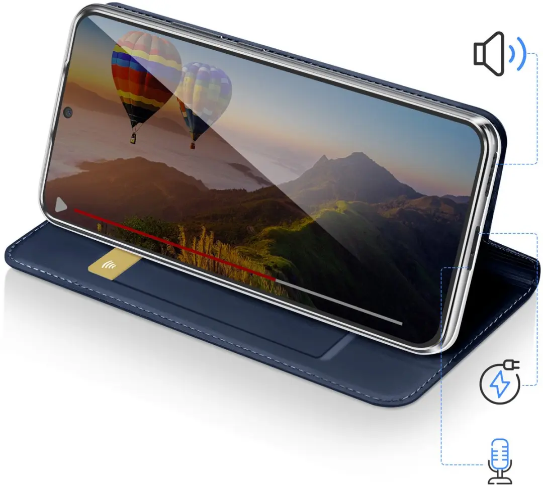 Dux Ducis Fliphoesje Magic 8 Lite Skin Pro FOLIO-PRO-BL-M8L - Nachtblauw
