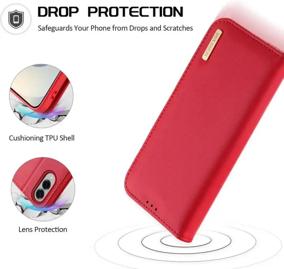 Dux Ducis Hivo Series Telefoonhoesje Samsung Galaxy S25 Edge - Rood