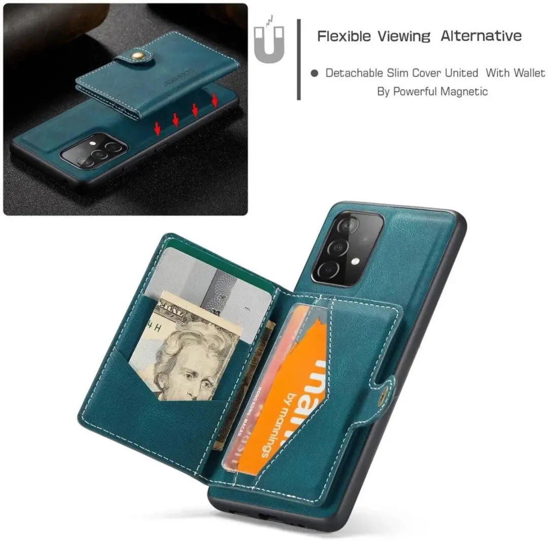 Caseme JH-01 Hoesje Samsung Galaxy A32 5G - Blauw