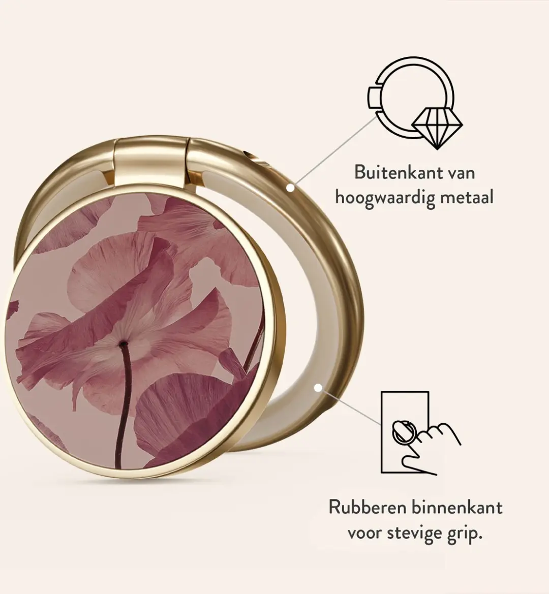 Burga Gouden Ringhouder VM_10RH_RING_HOLDER_GOLD - 360° Draaibaar
