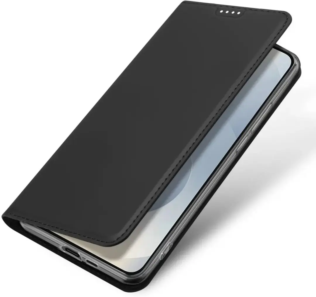 Dux Ducis Telefoonhoesje Samsung Galaxy S25 Edge - Book Case - Zwart - afbeelding 6 van 6