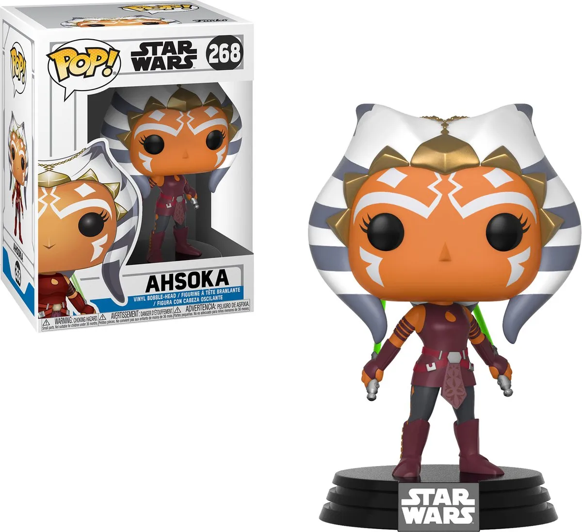 Funko Pop! Ahsoka Star Wars The Clone Wars FUN52023 - Bonte kleuren