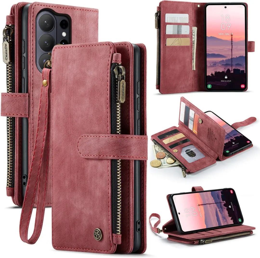 Caseme Samsung Galaxy S26 Ultra PU Hoesje Portemonnee
