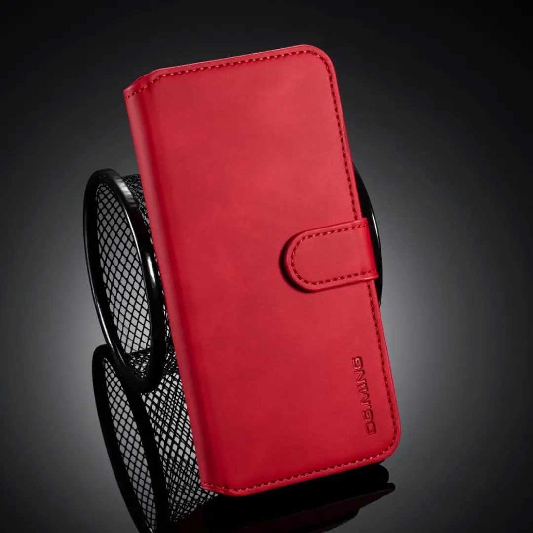 DG.MING Hoesje Samsung Galaxy S7 - Rood - 3 Pasjes - afbeelding 6 van 6