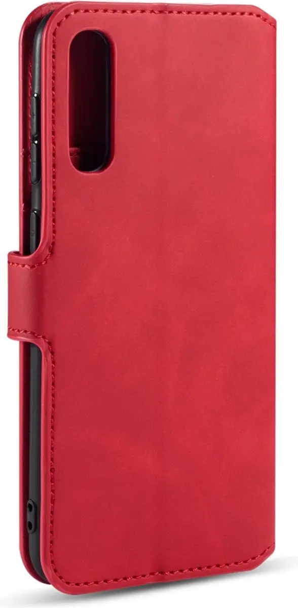 DG.MING Hoesje Samsung Galaxy S7 - Rood - 3 Pasjes