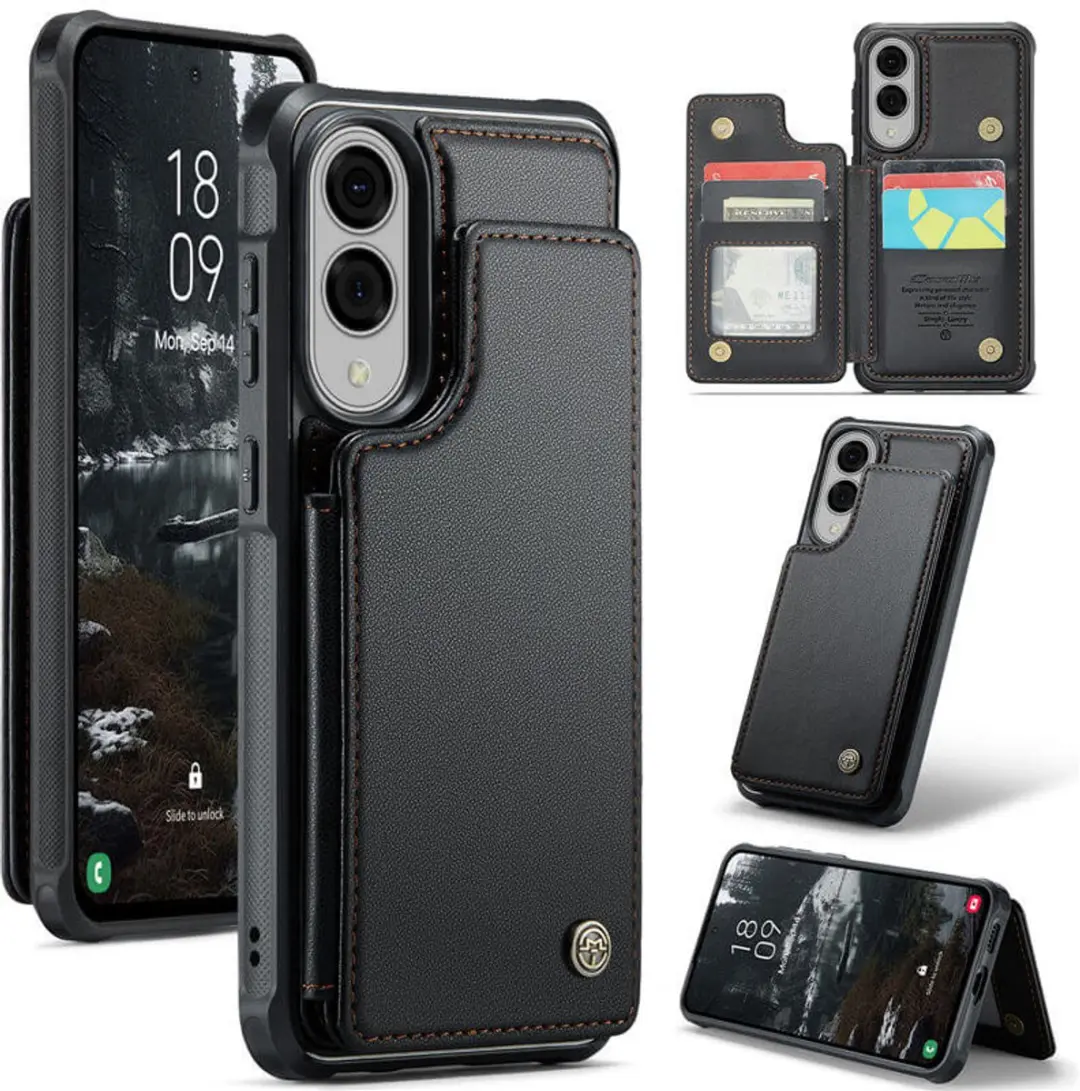 Caseme Luxe Portemonnee Backcover Galaxy S25 Edge