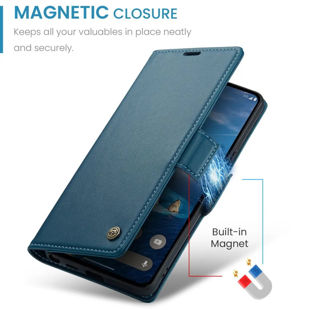 Caseme Wallet Case Google Pixel 10a - Blauw