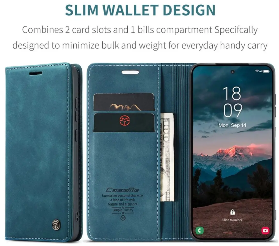 Caseme 013 Hoesje Samsung Galaxy S26 Plus - Blauw
