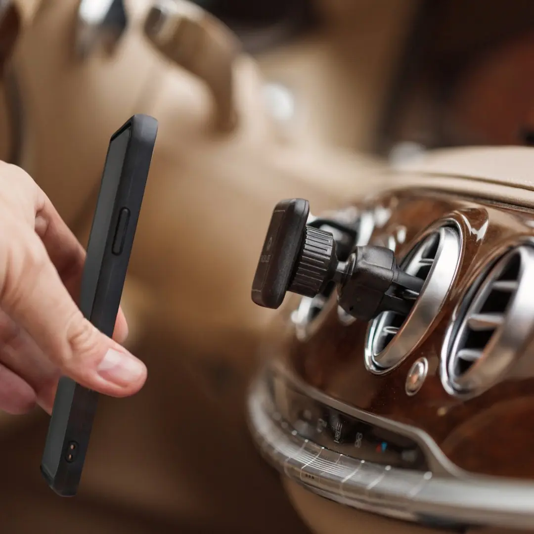 Mobilize Magnetic Ventilatierooster Telefoonhouder Auto - Zwart