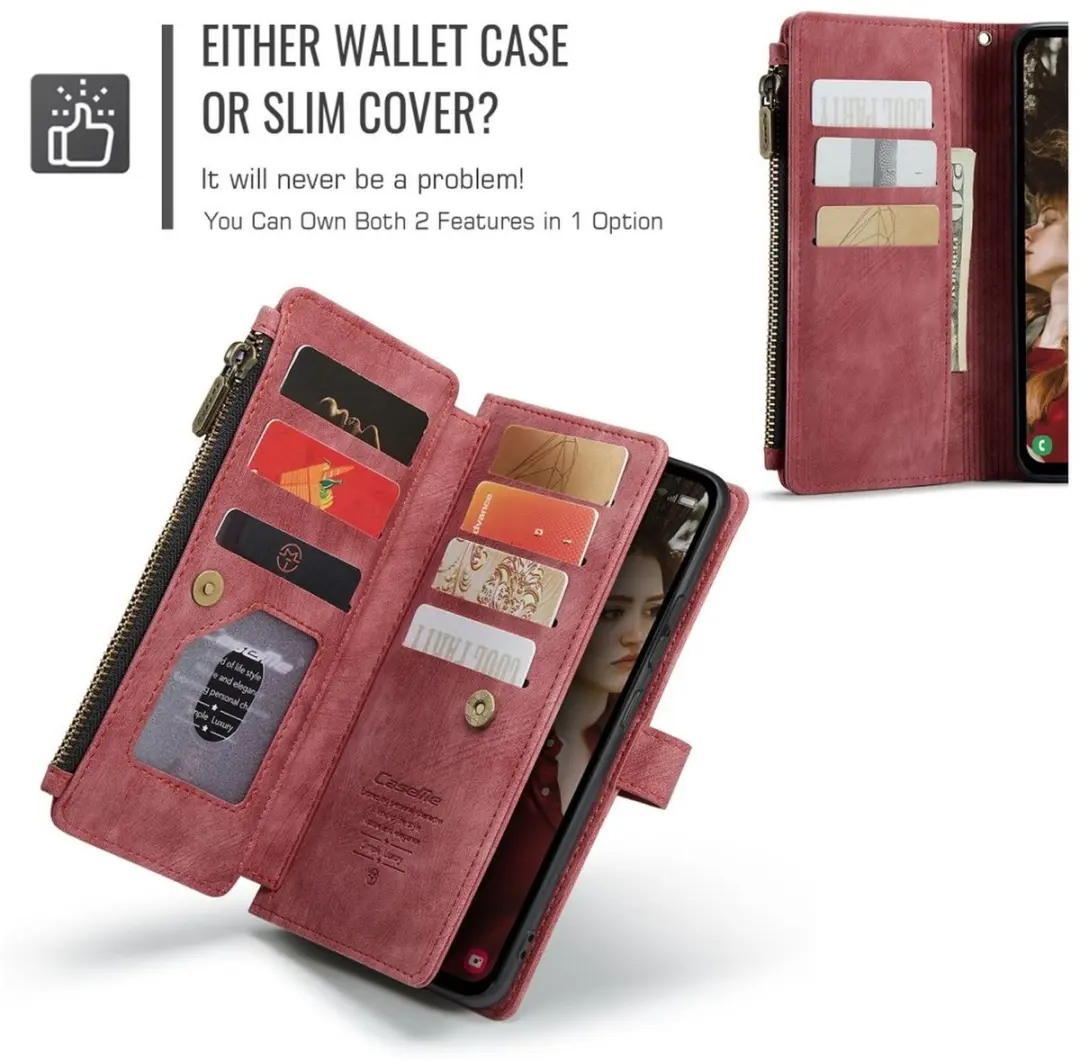 Caseme C30 Hoesje Samsung Galaxy S25 FE - Rood