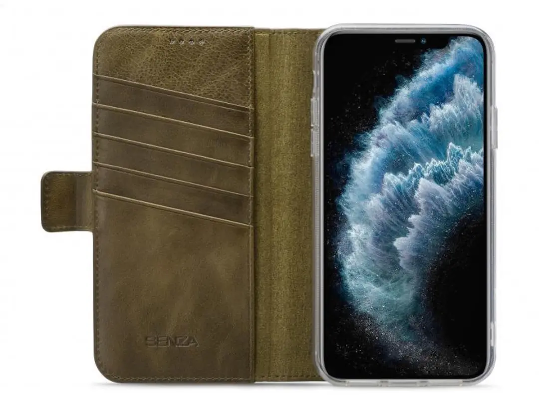 Senza Desire Backcover iPhone 11 Pro Max - Burned Olive - LEACVR1079