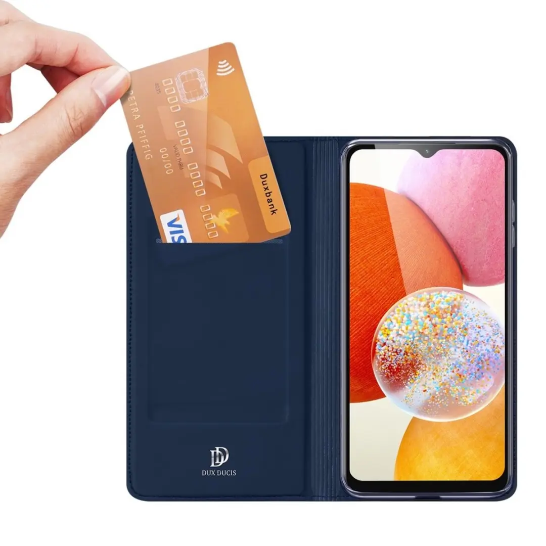 Dux Ducis Galaxy A14 4G Hoesje - Donkerblauw