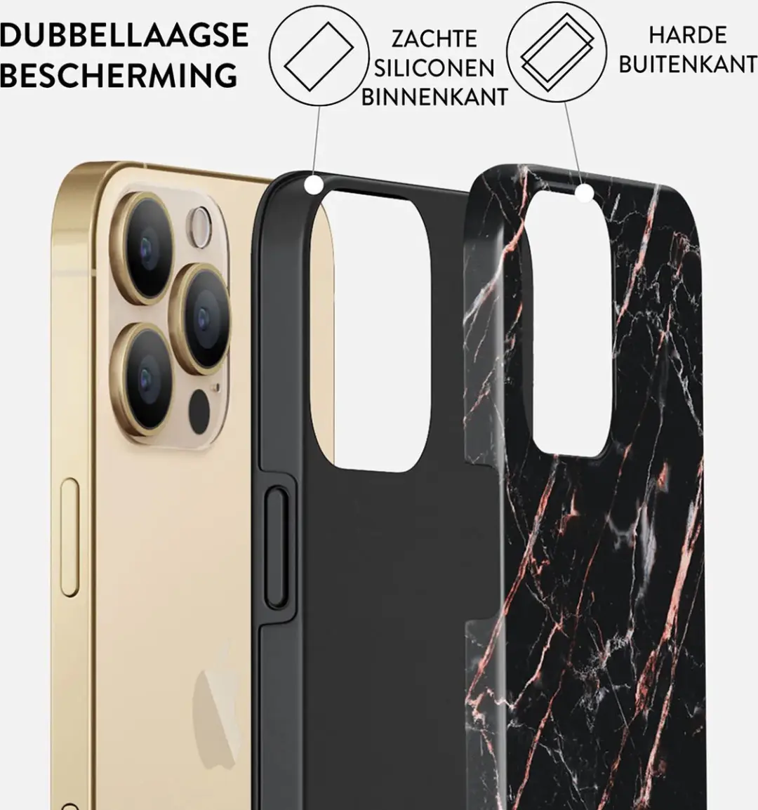 Burga Tough Case iPhone 14 Pro Max iP14PM_TH_MB_30 - Rose