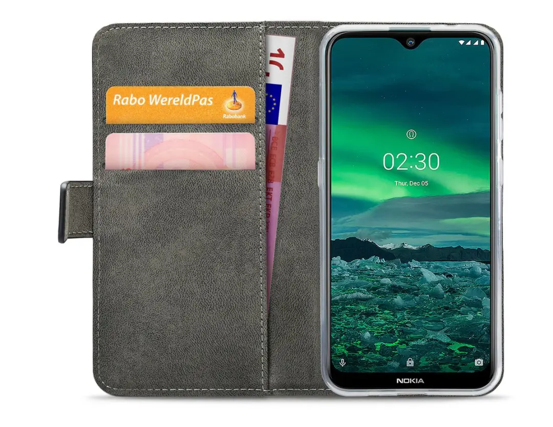 Mobilize Classic Gelly Wallet Bookcase Nokia 2.3 - 4 Pasjes Zwart