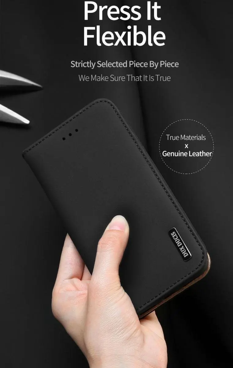 Dux Ducis Wish Book Case Samsung Galaxy S10e - Zwart - afbeelding 6 van 6