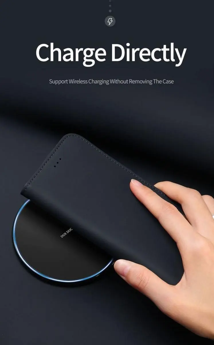 Dux Ducis Wish Book Case Samsung Galaxy S10e - Zwart