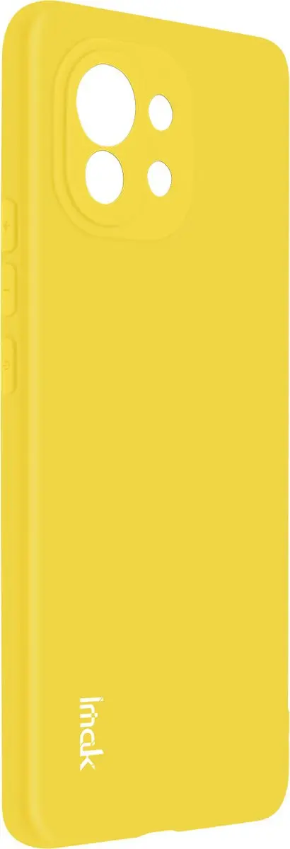 Imak Hoesje Xiaomi Mi 11 Siliconen Geel - TPU-IMAK-YL-MI11R