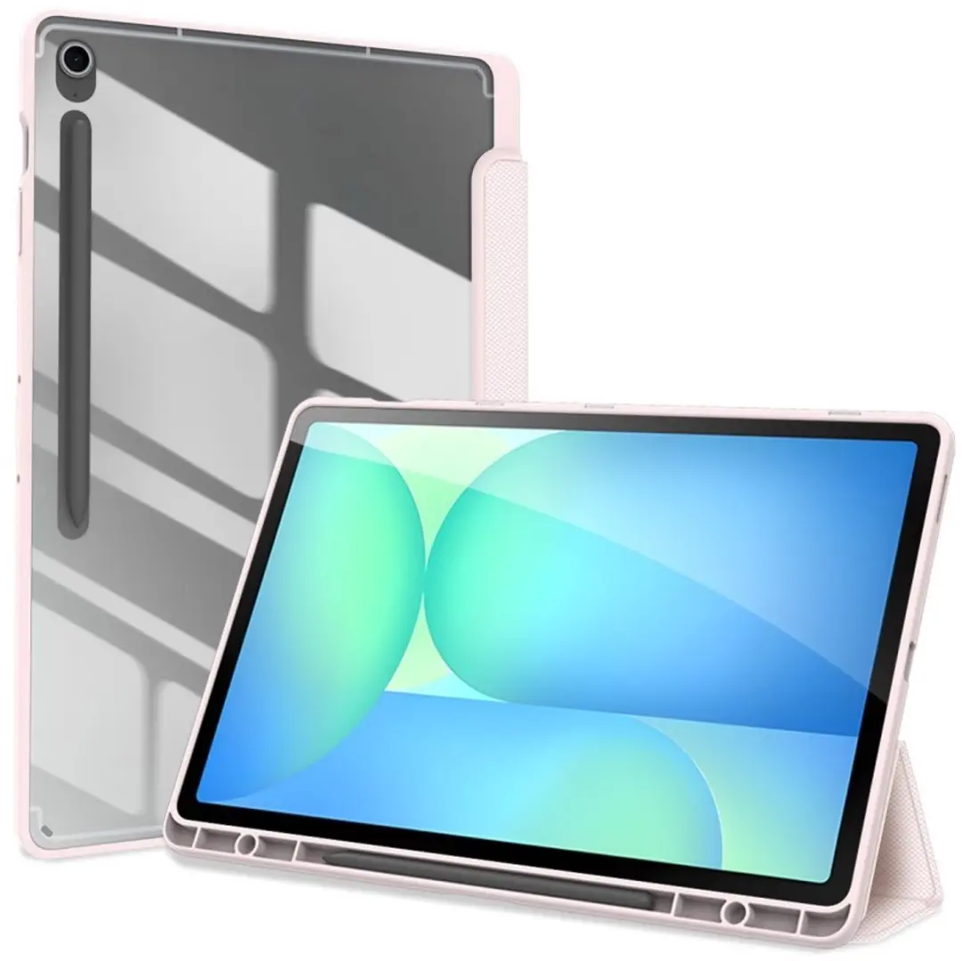 Dux Ducis Tablethoes Samsung Galaxy Tab S10 FE Plus - Roze