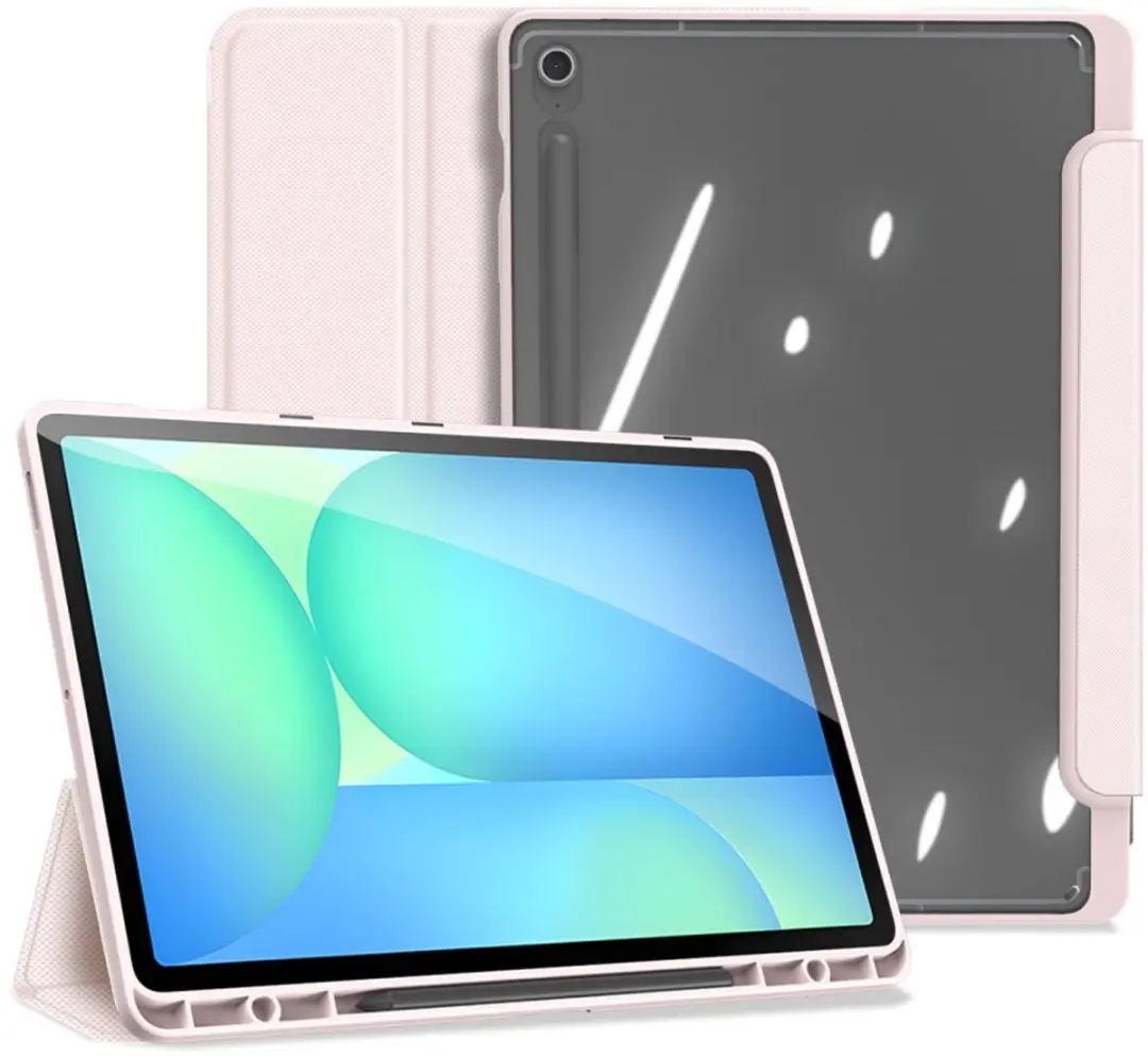 Dux Ducis Tablethoes Samsung Galaxy Tab S10 FE Plus - Roze