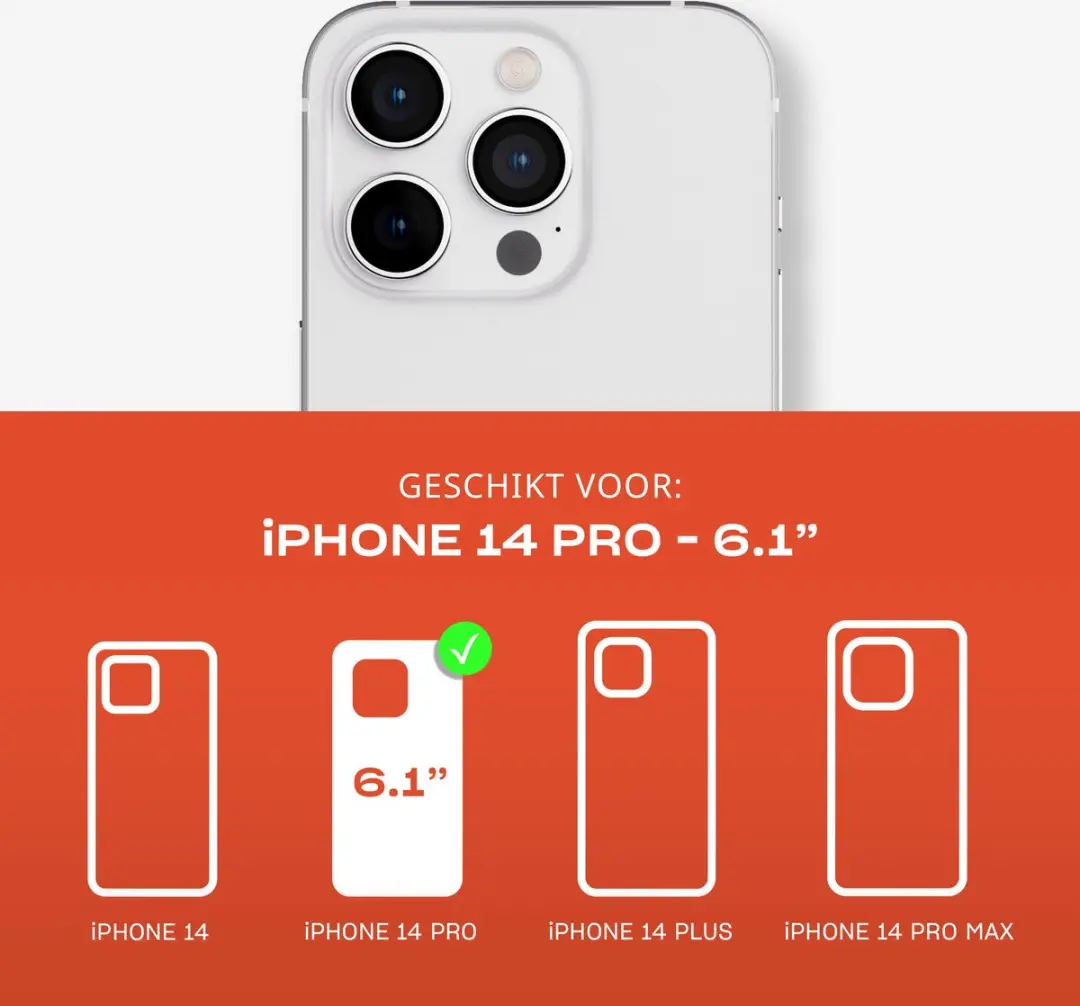 Tech21 Evo Lite iPhone 14 Pro Hoesje T21-9703 - Zwart