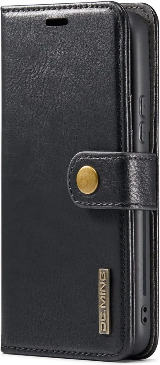 DG.MING Hoesje Samsung Galaxy S10 2-in-1 Book Case - Zwart