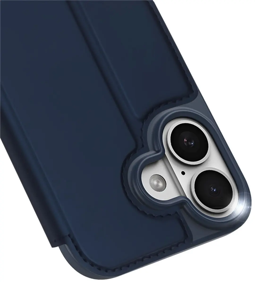Dux Ducis iPhone 17 Slim Bookcase Hoesje - Blauw - afbeelding 6 van 6