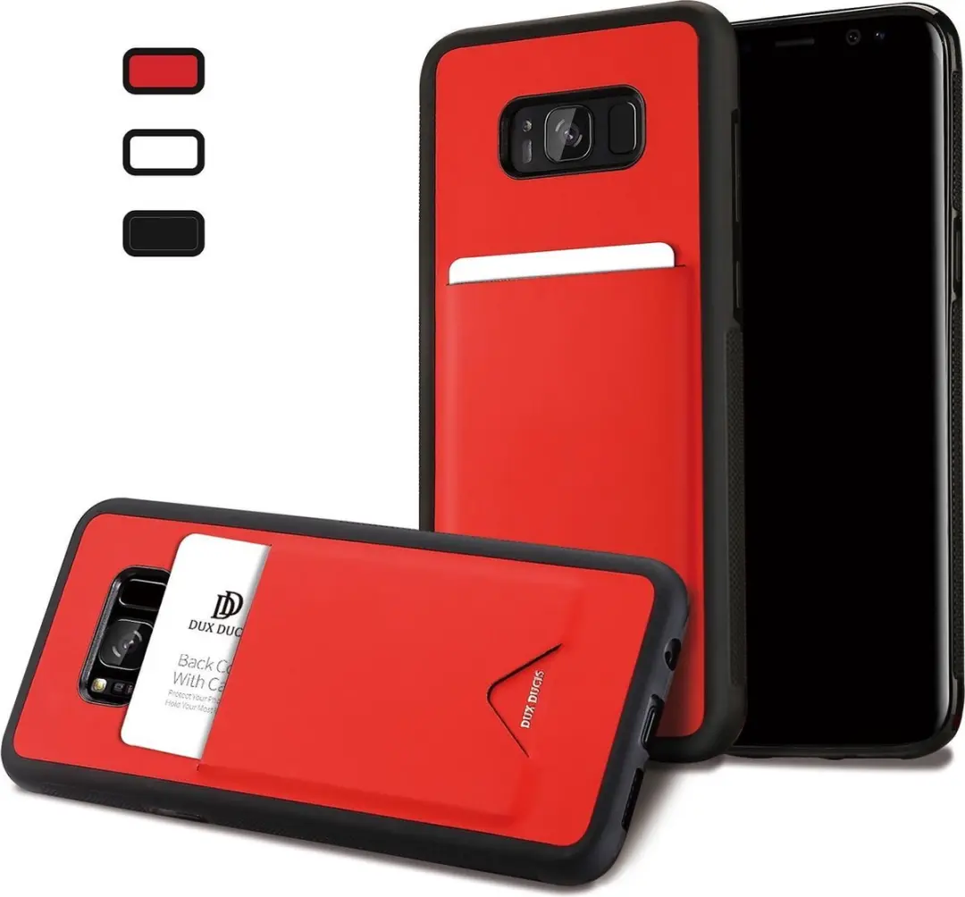 Dux Ducis Pocard Series Galaxy S8+ Back Cover - Rood - G955U09611603