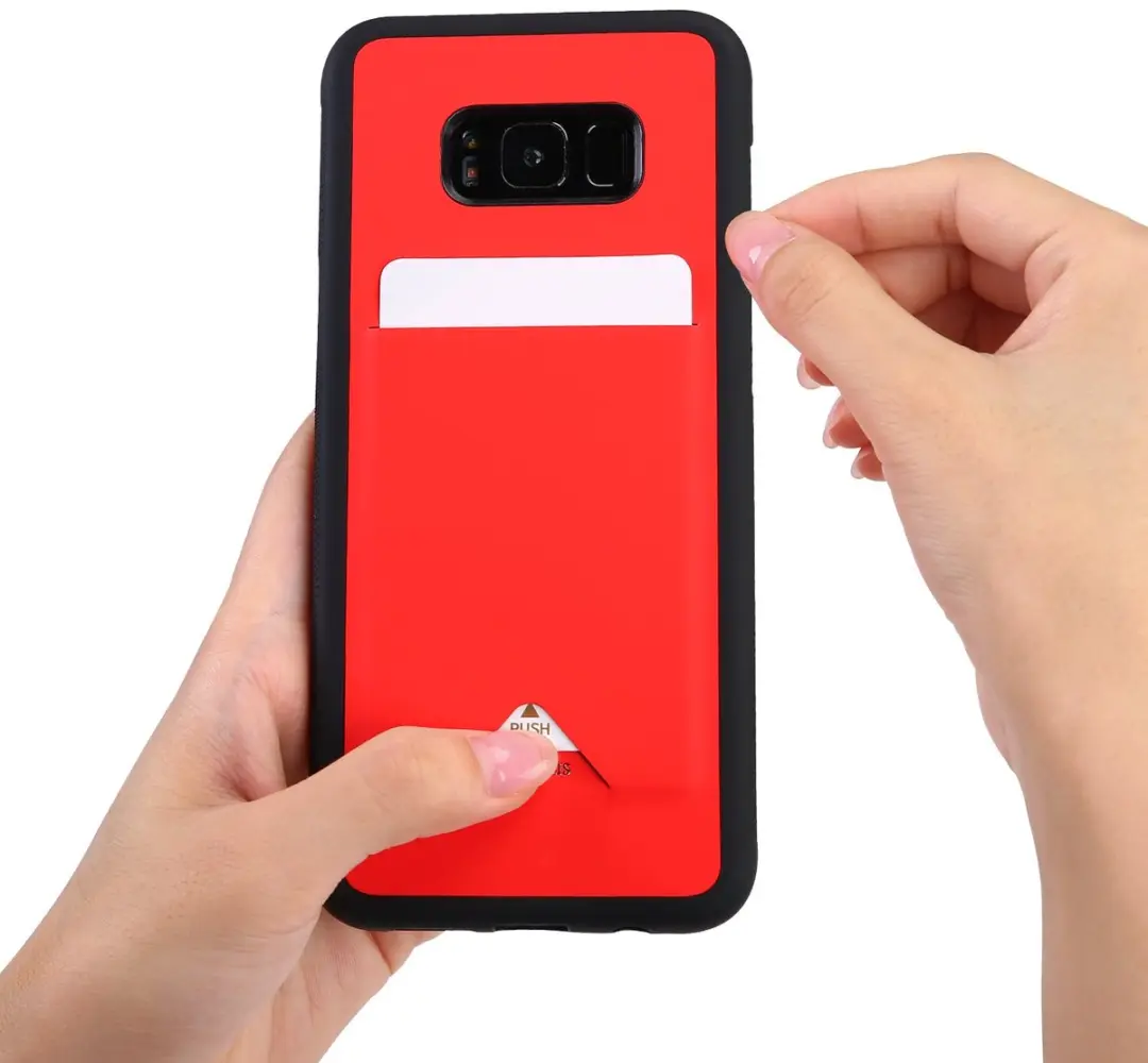 Dux Ducis Pocard Series Galaxy S8+ Back Cover - Rood - G955U09611603