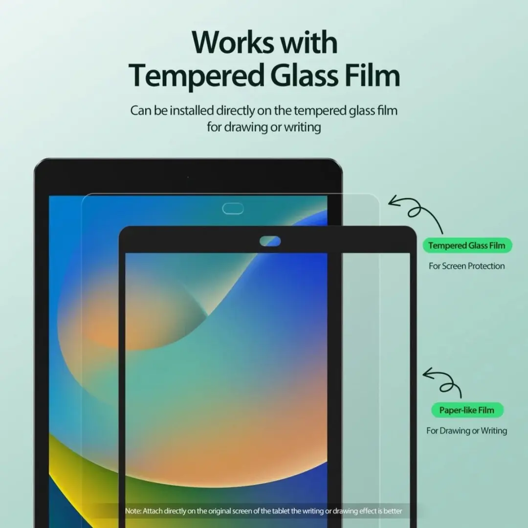 Dux Ducis Naad Paperlike Screenprotector iPad 10.2 - Transparant