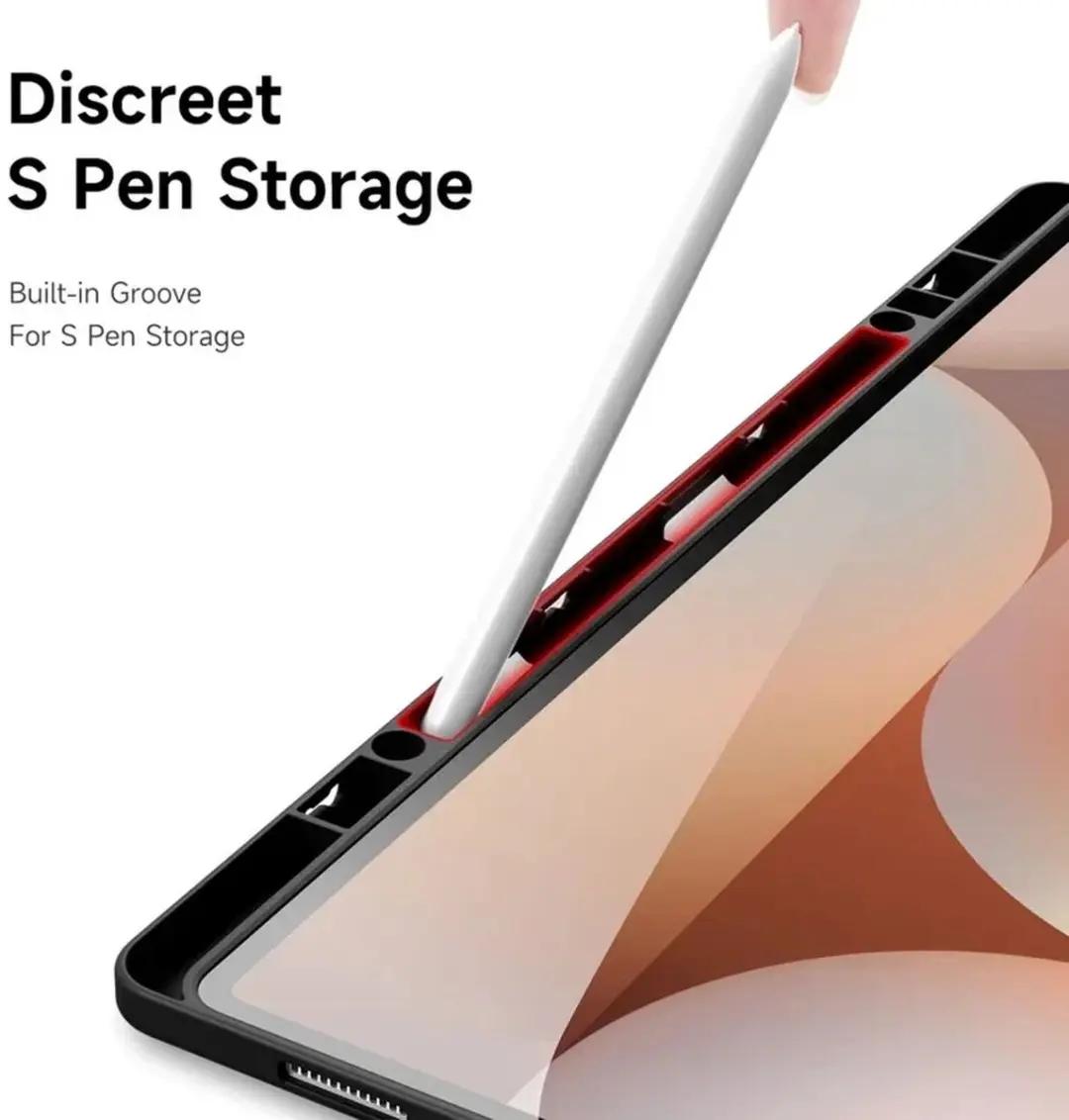 Dux Ducis Hoes Samsung Galaxy Tab S10 Ultra - Magneet Sluiting - Zwart