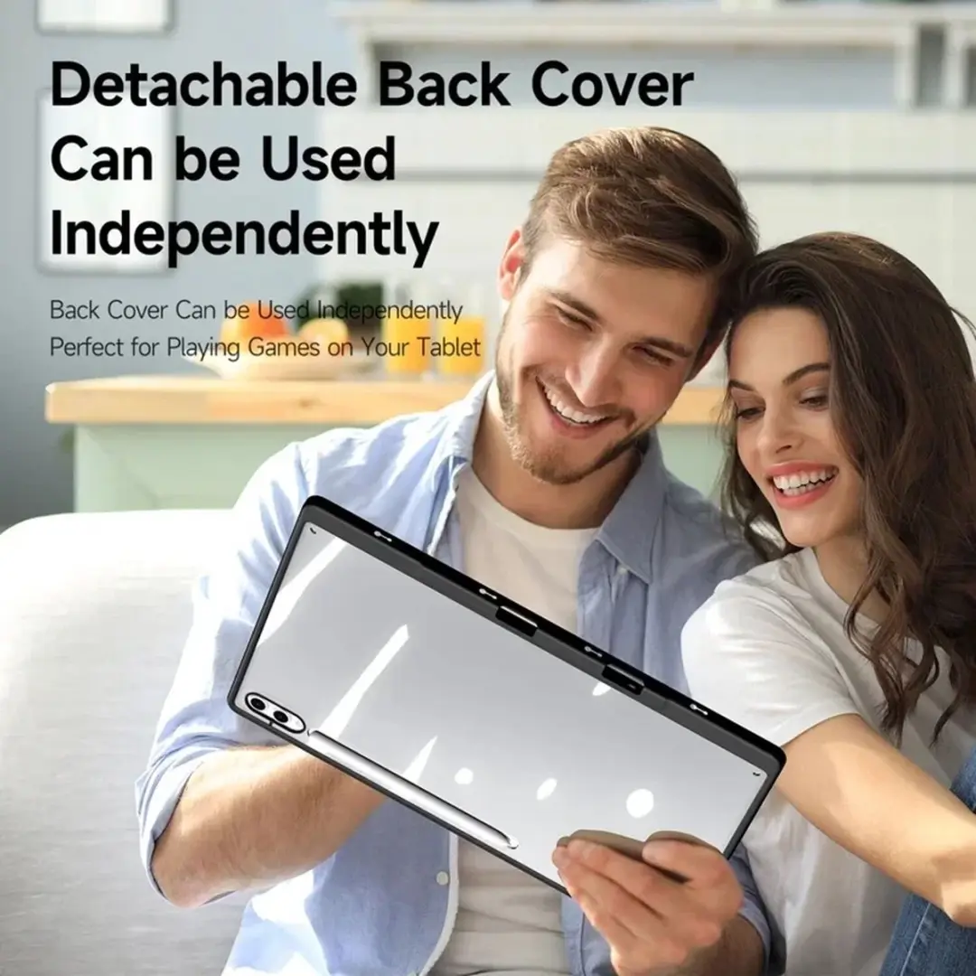 Dux Ducis Hoes Samsung Galaxy Tab S10 Ultra - Magneet Sluiting - Zwart