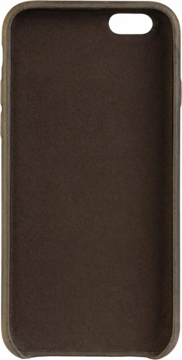 Senza Raw Cardslot iPhone 6/6s Hoesje - Chestnut Brown - Echt Leer