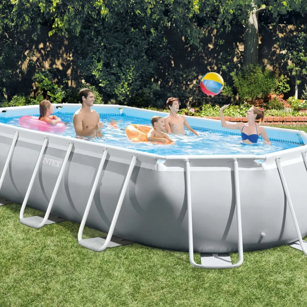 Intex Prism Frame Zwembadset 26796GN - 503x274x122cm - Grijs