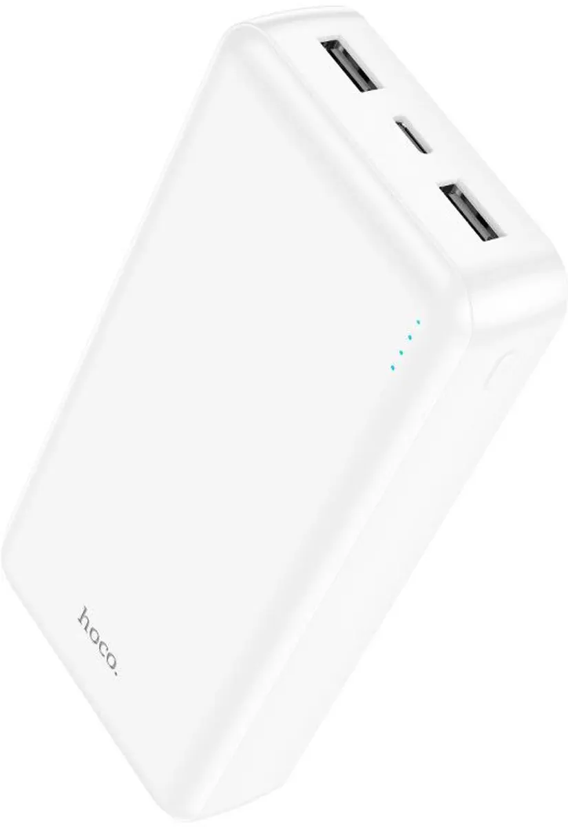 Hoco J100A Powerbank 20.000mAh - 2x USB-A - Wit