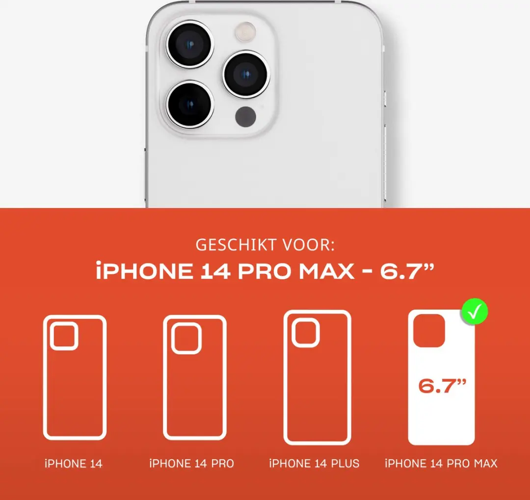 Tech21 Evo Clear iPhone 14 Pro Max Hoesje T21-9731 - MagSafe - Transparant