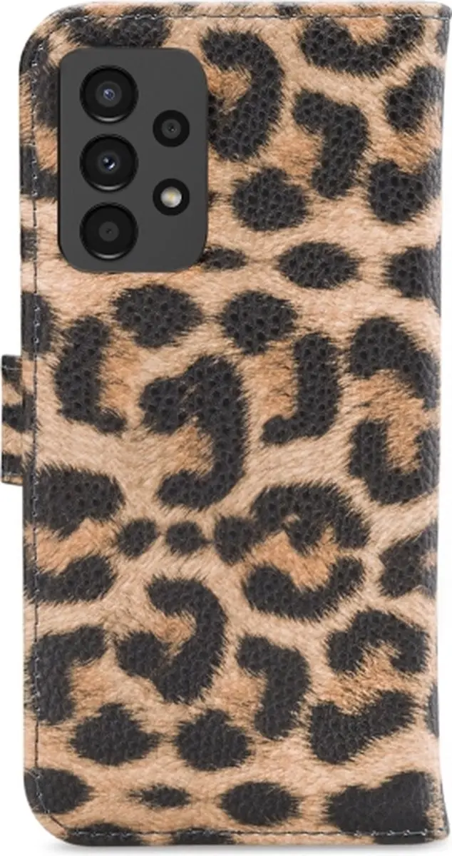 My Style MSFWLT1383 Telefoonhoesje Samsung Galaxy A13 4G - 3 Pasjes - Leopard