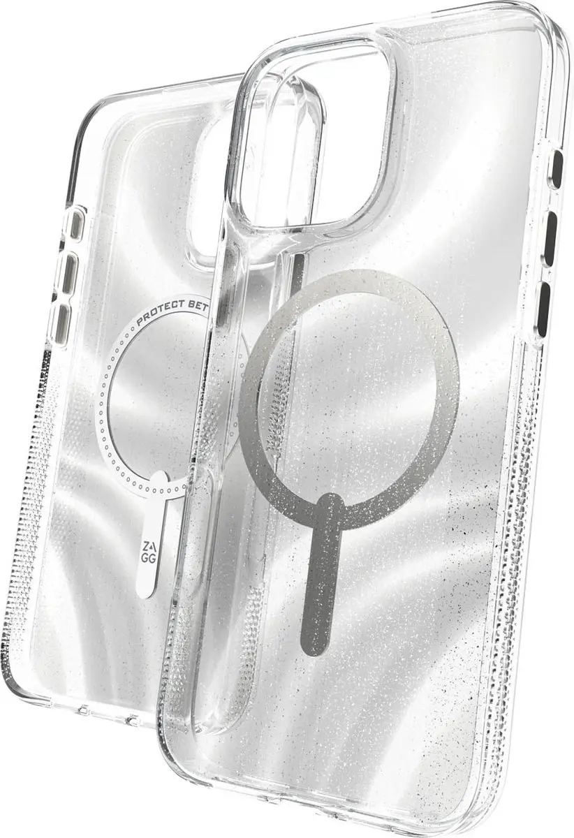 ZAGG Milan Snap Mag iPhone 16 Pro Max Hoesje - Swirl Glitter - 702315121