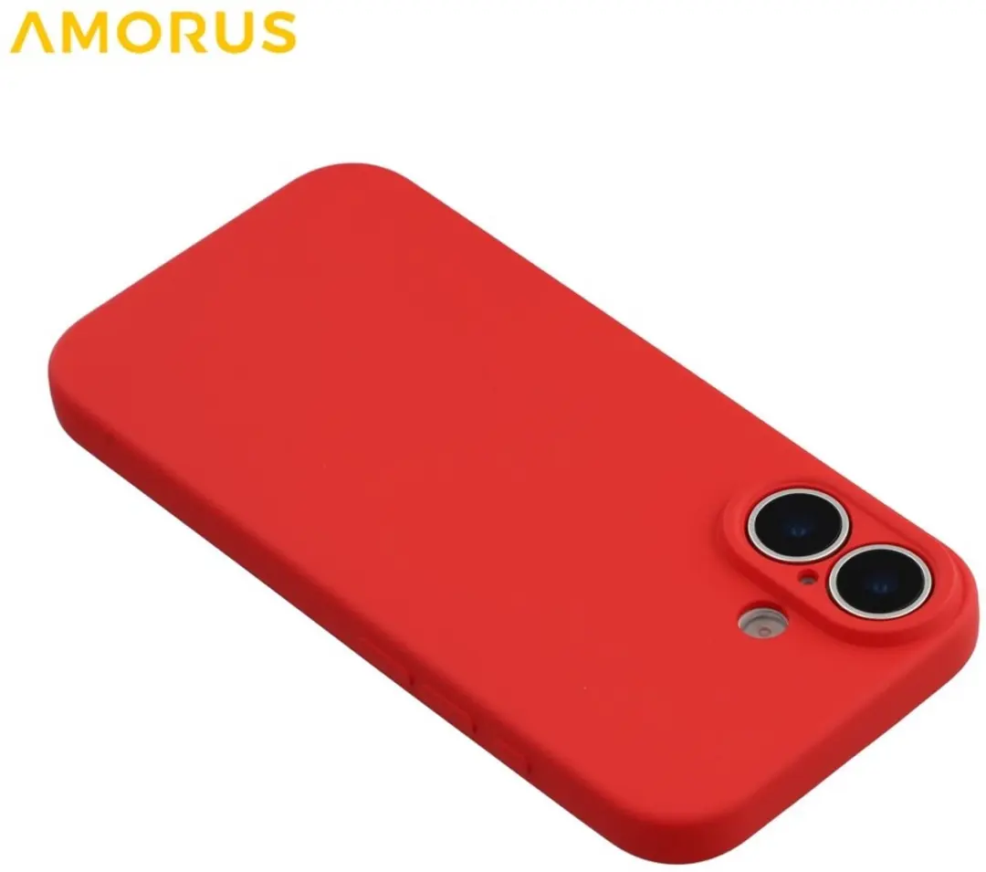 Amorus iPhone 17 Hoesje - Cadmium Red