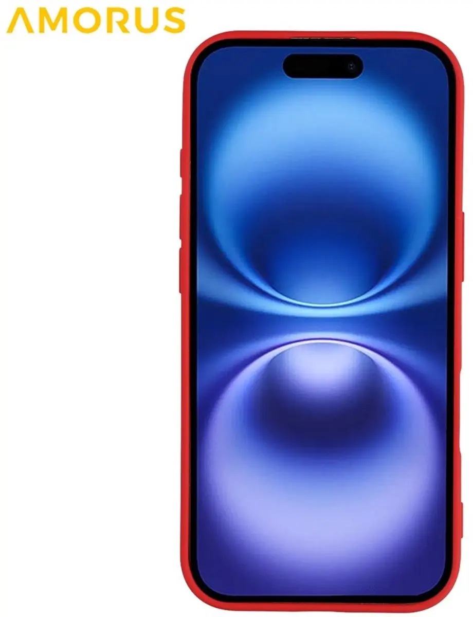 Amorus iPhone 17 Hoesje - Cadmium Red - afbeelding 6 van 6