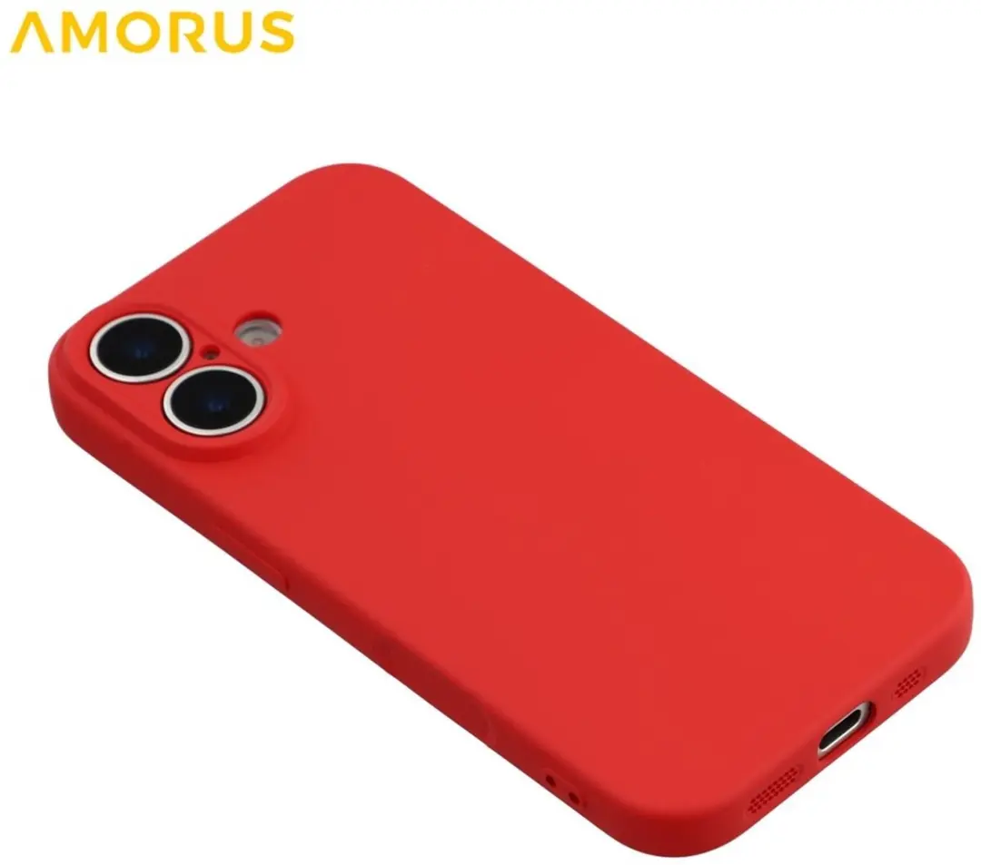 Amorus iPhone 17 Hoesje - Cadmium Red